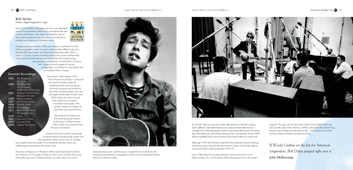 Rock A Life Story inside pages