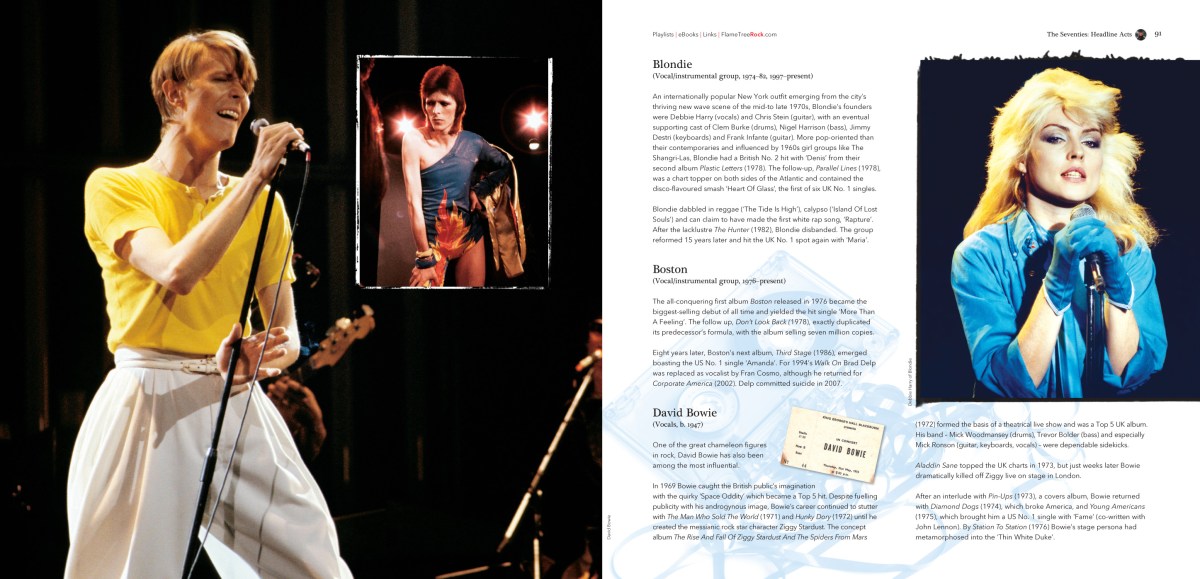 Rock A Life Story inside pages