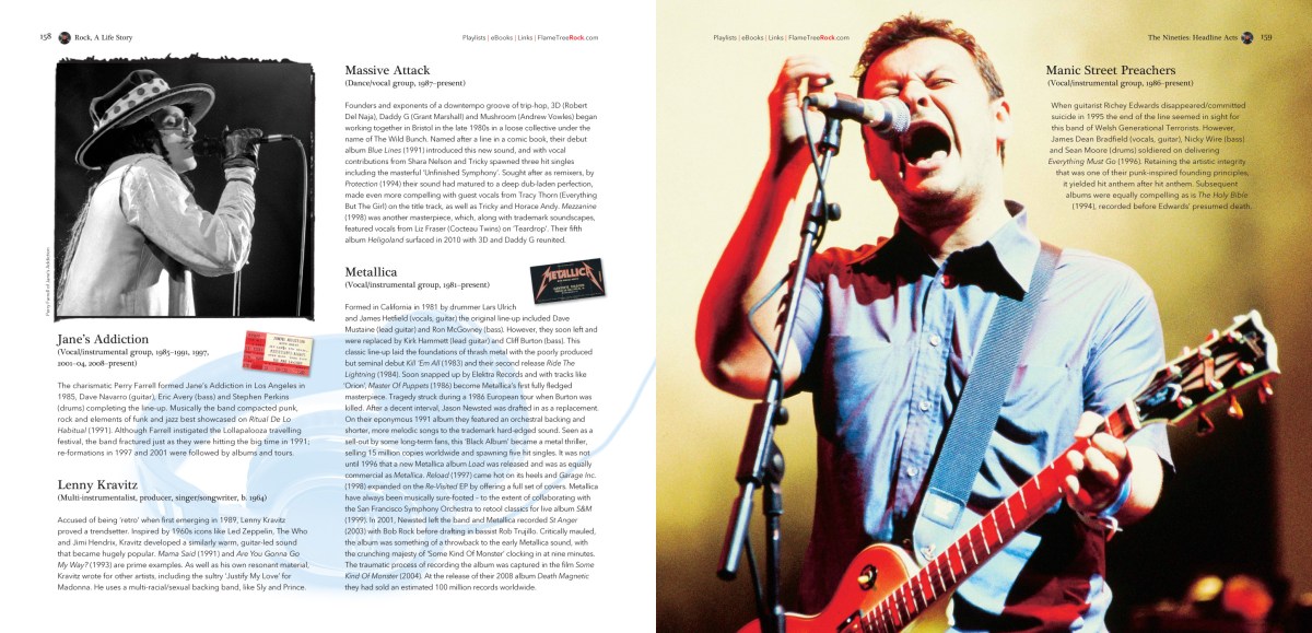 Rock A Life Story inside pages